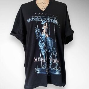 BEYONCE Women's Renaissance 2023 World Tour Concert T-Shirt‎ XXL | GUC